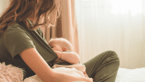 feeding baby with breast milk