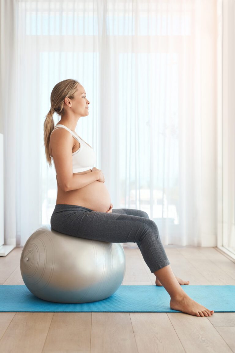 ball to sit on when pregnant